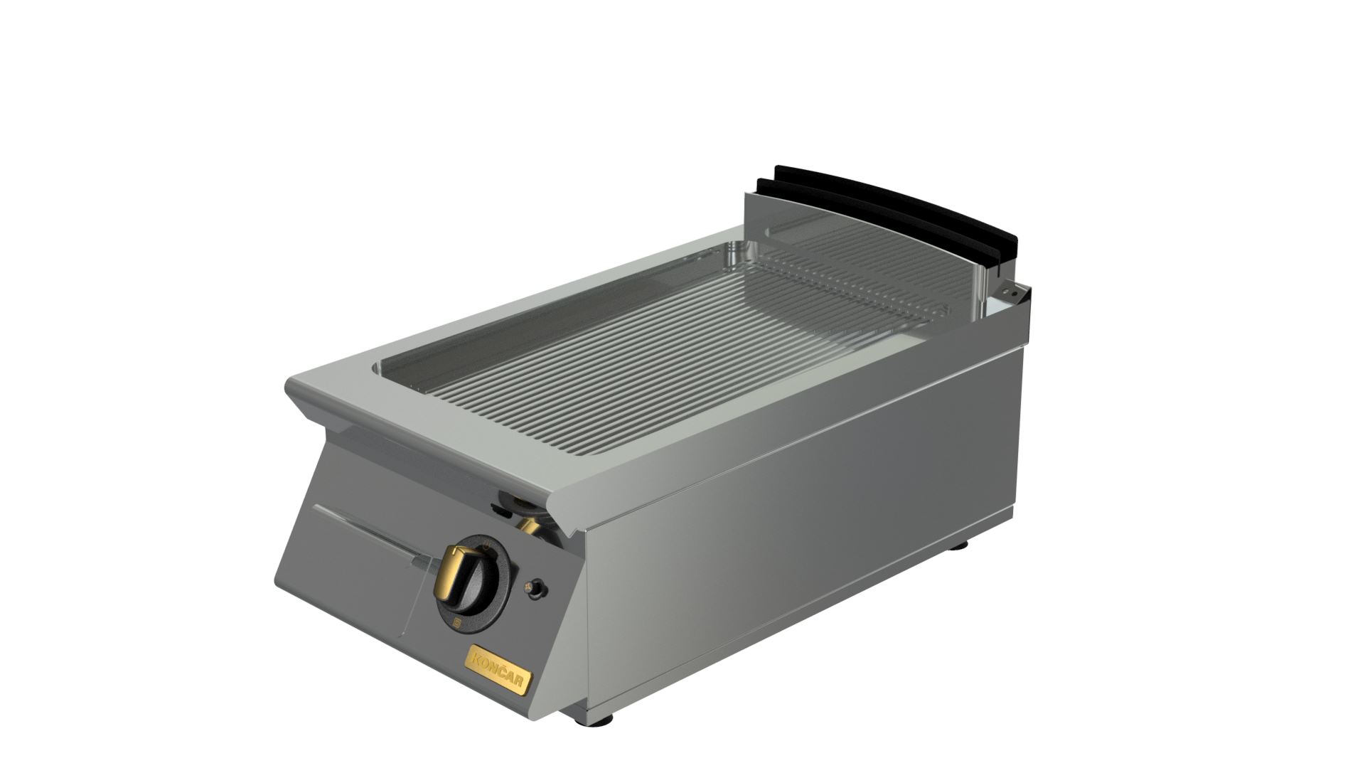 Konex Lux Bakplaat Gas | Tafelmodel | Geribd