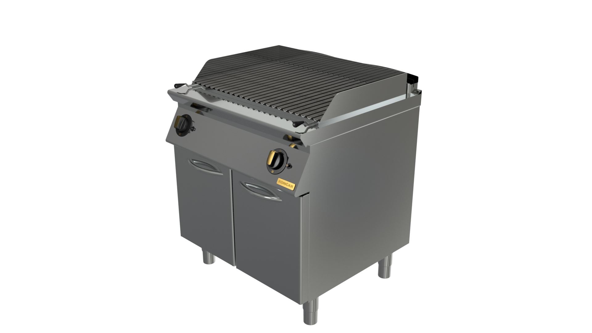 Konex Lux Lavasteengrill Dubbel | Dichte Kast